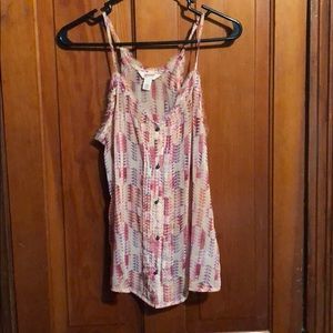 Vintage sheer tank top